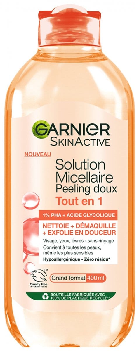 Garnier SkinActive Milde Peeling Micellaire Oplossing Alles in 1 400 ml