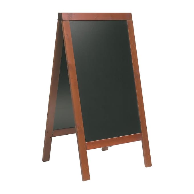 Securit® Deluxe grote rubberhout-terrasplank in mahonie, 135 cm