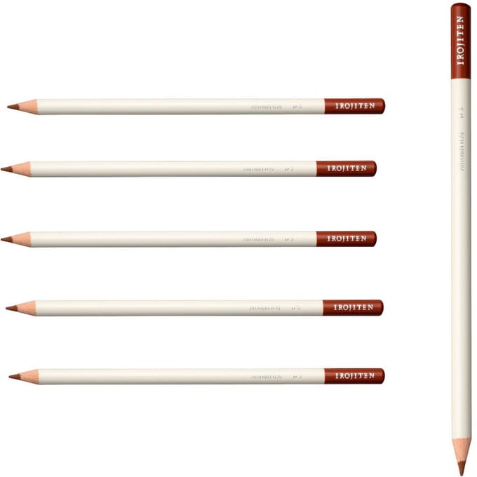 Tombow Irojiten - Kleurpotloden - D3 - Autumn Leaf - Bruin - 6 Stuks