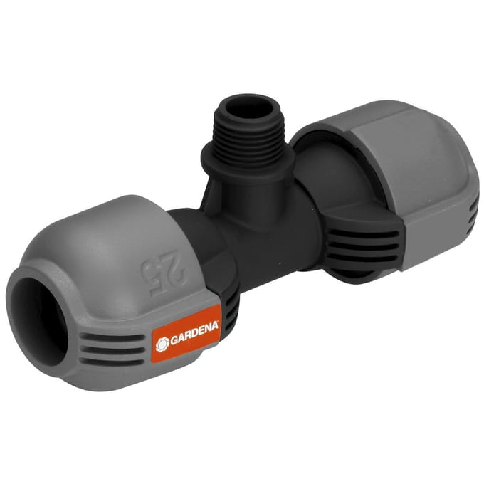 GARDENA Sprinklersysteem - T-stuk 25mm x 1/2" buitendraad