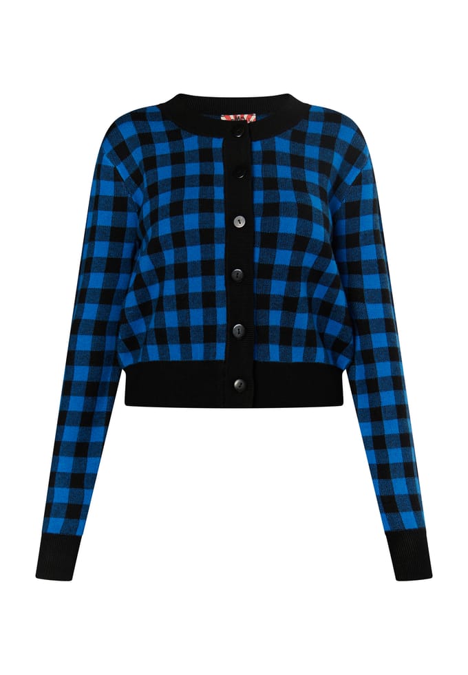 Mymo Vest Dames Zwart-Blauw