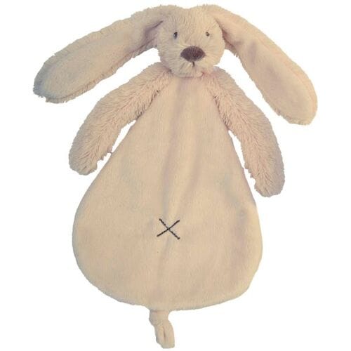 Happy Horse knuffeldoekje Rabbit Richie Dark Off-White unisex