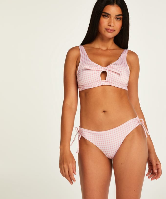 Hunkemöller Dames Badmode Rio Bikinibroekje Seychelles - Roze - maat M