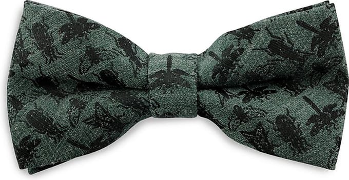 We Love Ties - Strikken - Strik Beautiful Bugs groen - groen / zwart