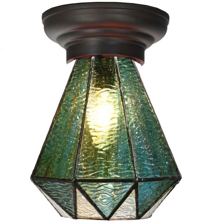 Tiffany Plafonnière Arata Green - Art Deco Trade