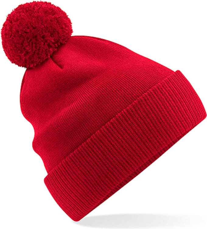 Beechfield 'Organic Cotton Snowstar® Beanie' Rood