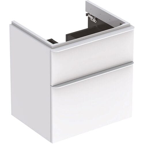 Geberit Smyle Square vanity unit 58.4 cm, two drawers 500.352.00.1