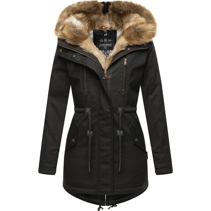 Navahoo Dames Winterjas Diamond – Warm, Elegant & Teddyfleece Voering