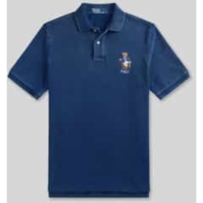 regular fit poloshirt met polo bear-details