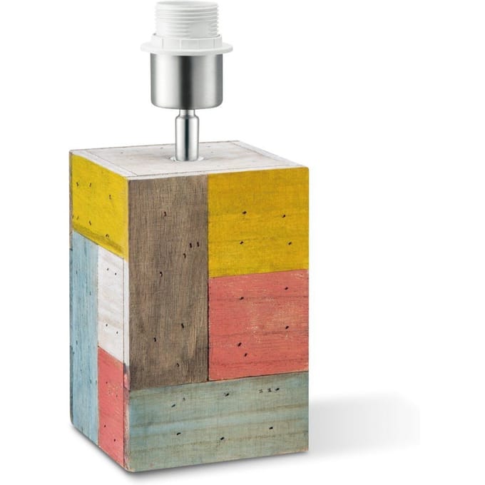 Home sweet Home CUBO tafellampvoet - multicolor, E27, 28 cm