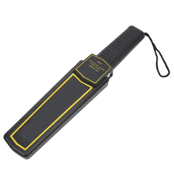 GP3003B1 Beveiligingsscanner Handheld Luchthavenbeveiligingsinspectie Grootschalige Multifunctionele Metaaldetector black
