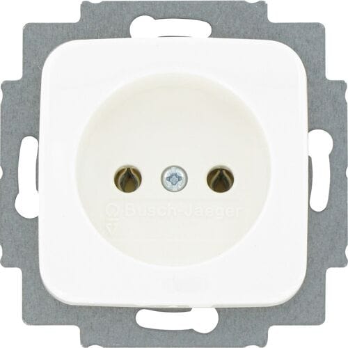 Busch-Jaeger Reflex SI wandcontactdoos inbouw Glanzend wit