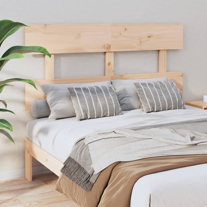 vidaXL - Hoofdbord - 164x3x81 - cm - massief - grenenhout