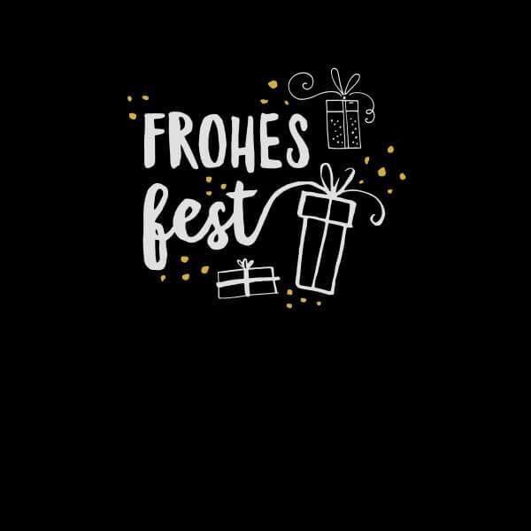 Frohes Fest Women's T-Shirt - Black - 3XL