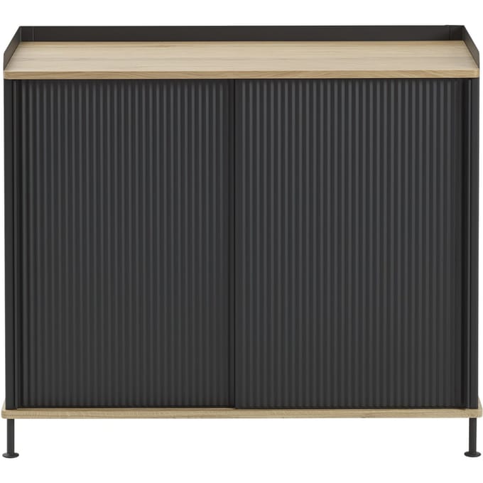 Muuto Enfold Sideboard - oak/anthracite - 100 x 45 cm
