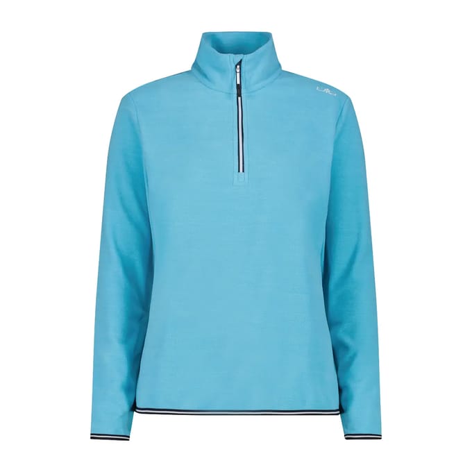 Cmp 34g4786 Sweatshirt Met Halve Rits Blauw M Vrouw
