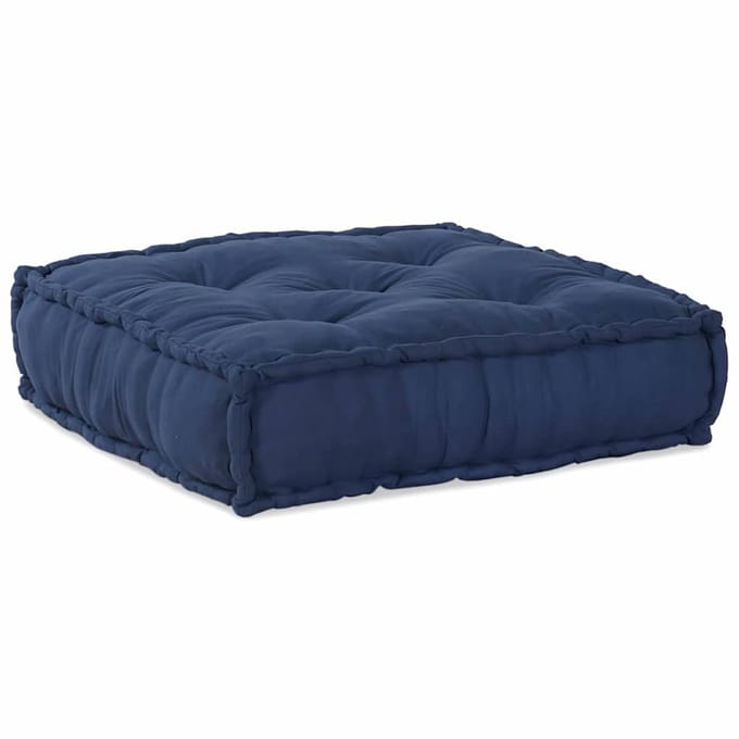 vidaXL - Modulebankeenheid - Stof - Indigo - 70 - x - 70 - x - 36 - cm