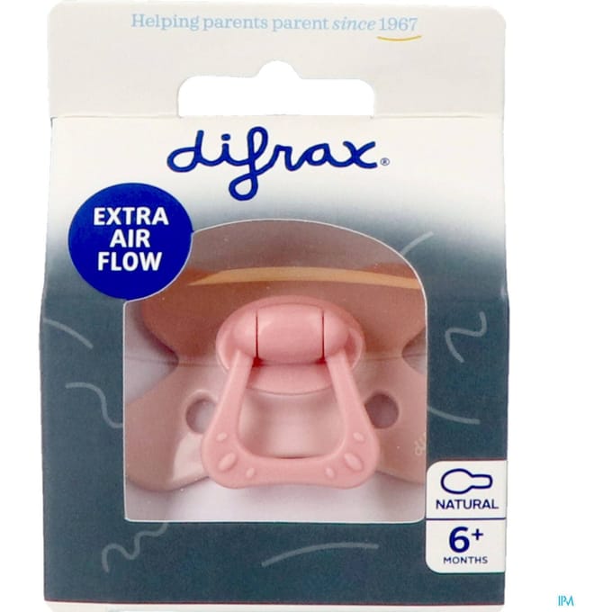 Difrax Fopspeen Special Edition Natural Pink Opal 6m+ 1