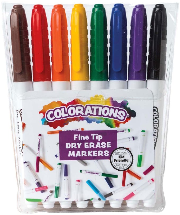 Colorations - Whiteboardstiften - 8 Kleuren