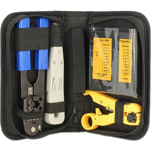 Delock 86105 Netwerkgereedschapset Geschikt voor: Zonder connectoren