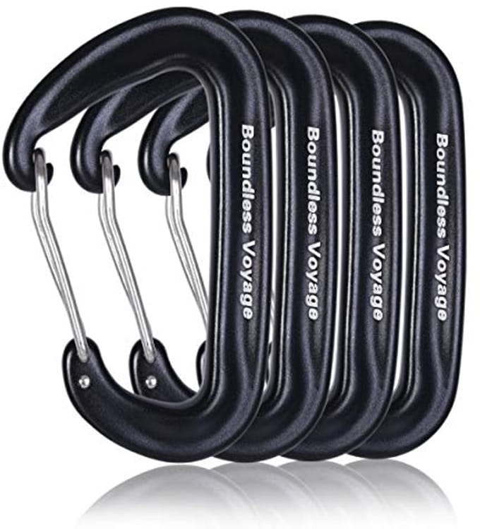 Solidchoice - D-Shape Aluminium Carabiner Haak voor Outdoor Activiteiten