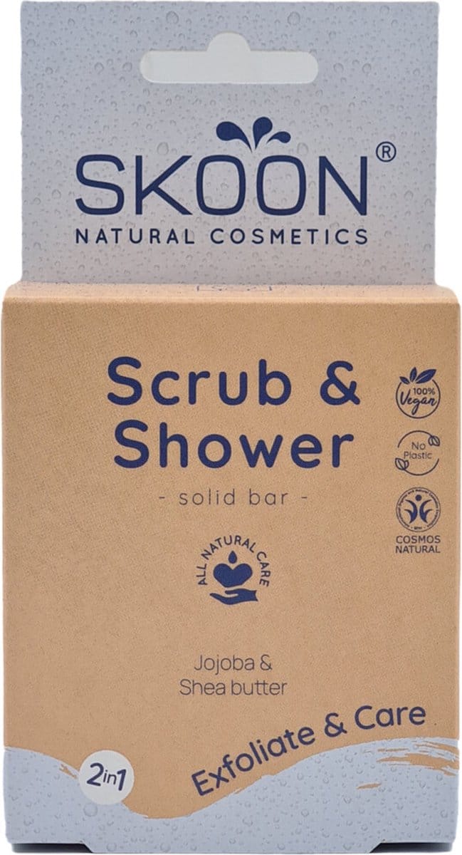 Skoon Scrub & Shower Bar Jojoba & Shea Butter - 90 gr
