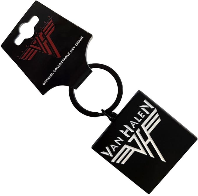 Van Halen - Retro Logo Sleutelhanger - Zwart