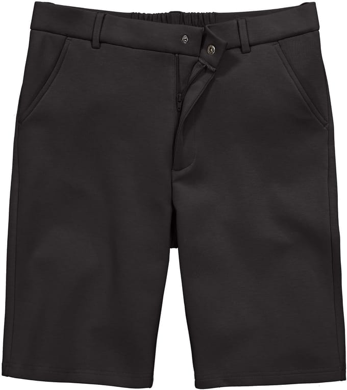 Men Plus - Heren - Chino-bermuda Bilbao FLEXLASTIC® tailleband tot 8XL - Zwart - Maat 3XL