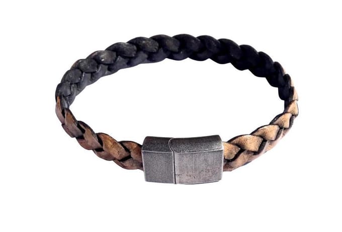 2 Love it Stoer - Armband - Heren - Leer - 22 cm