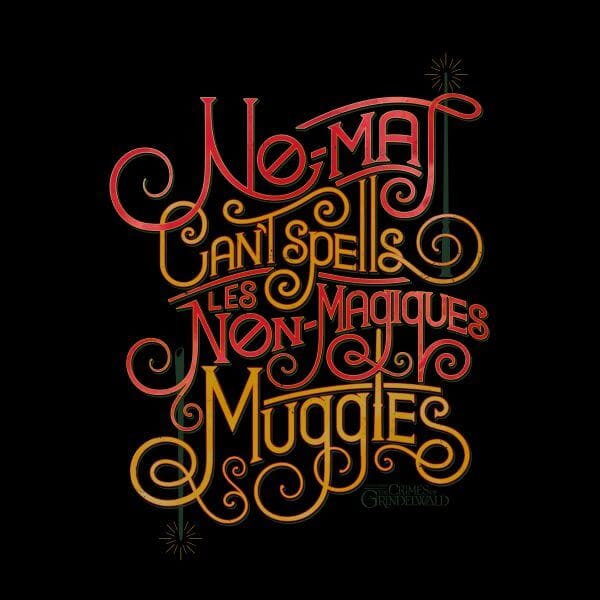 Fantastic Beasts No-Maj dames t-shirt - Zwart - L