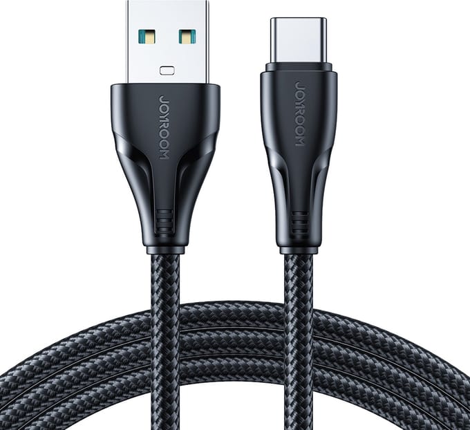 Joyroom Surpass Series A11 USB-A / USB-C 3A Cable 1.2 m - Black
