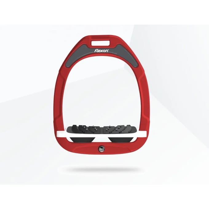 Ultra Grip Inclinatie Stirrup Bordeaux/Zwart/Antraciet Flex-On Green Composite
