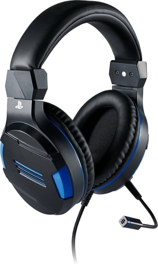Bigben Stereo Gaming Headset V3 - PS5/PS4 - Zwart/Blauw