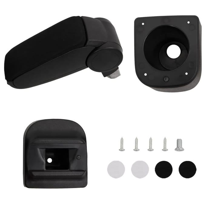 vidaXL Autoarmsteun voor VW POLO 6R/6C (2009-2017) 12x34x(35-47) cm ABS zwart