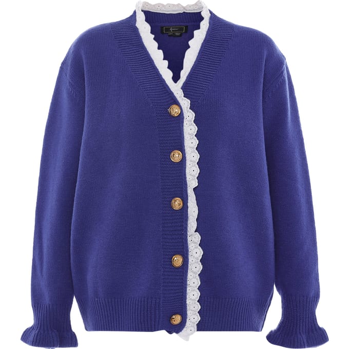 Faina Vest Dames blauw
