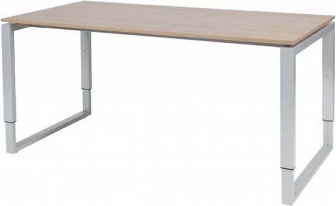Verstelbaar Bureau - Plus 160x80 Havana Kersen - alu frame