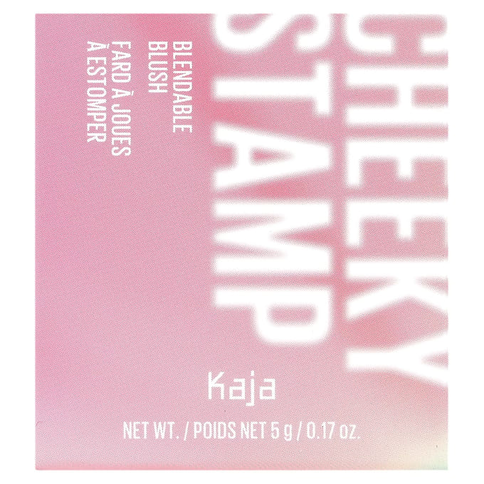 Kaja, Cheeky stamp, blendable blusher, 01 Koi, 5g (0.17oz) white