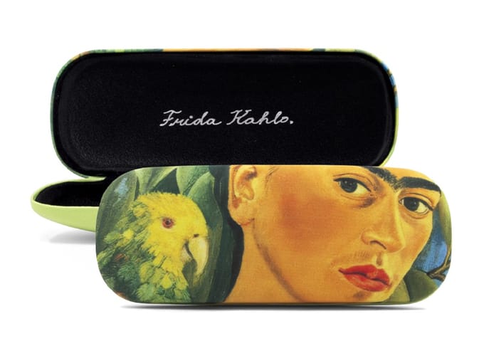 Lanzfeld - Brillenkoker - Zelfportret met Bonito - Frida Kahlo - Hard Case - Microfiber