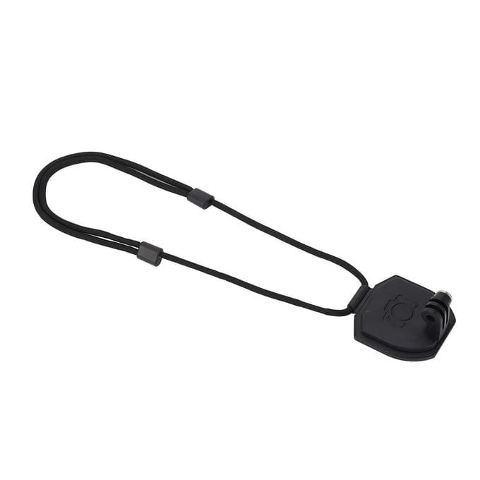 360 Graden Magnetische Borstmontage Nekband Ketting Lanyard Magneet Lichaamsmontages POV Selfie Houder black