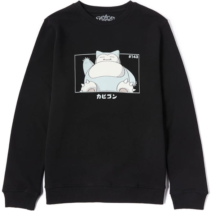 Pokémon Snorlax Sweatshirt - Zwart - M