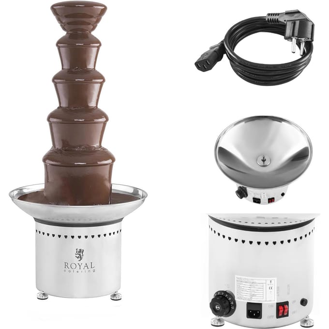 Royal Catering Chocoladefontein - 5 verdiepingen - 6 kg 10010544
