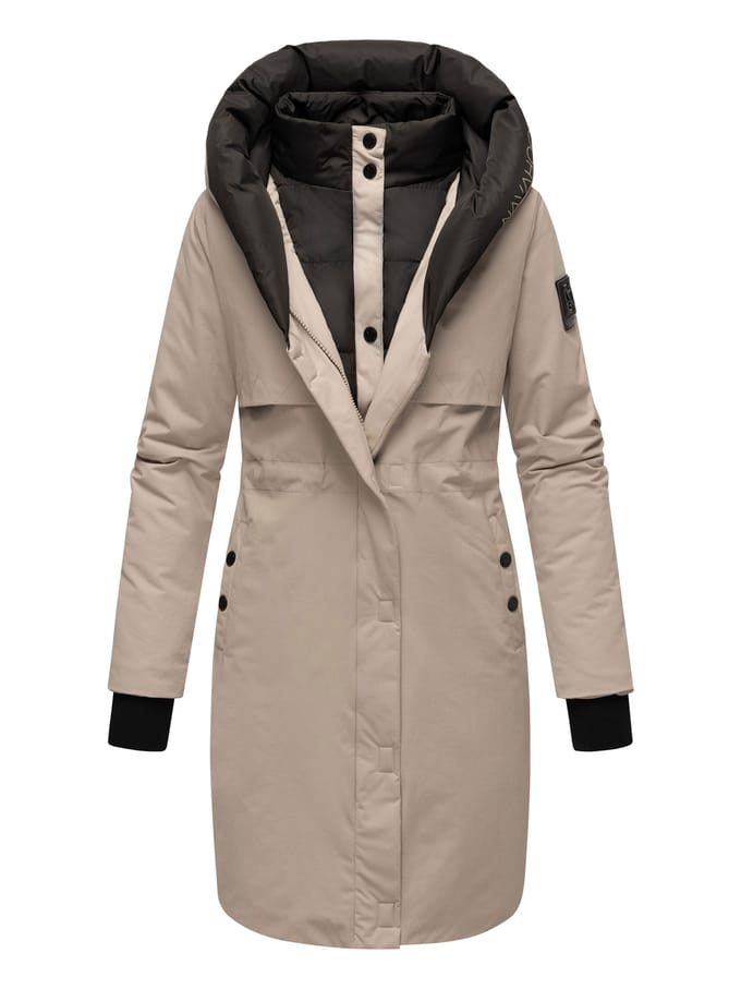 Navahoo dames winterjas Snowelf – Licht & Warm met magneetsluiting