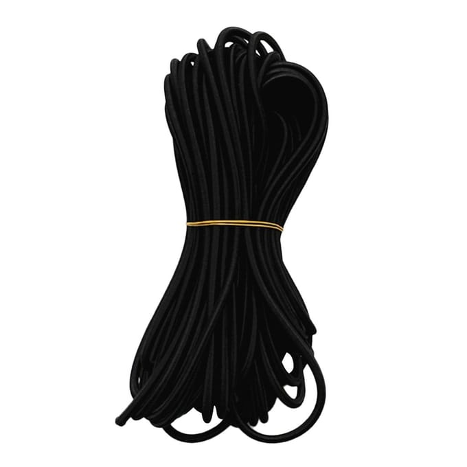6 mm elastisch bungee-touw schokkoord vastbinden imperiaal UV-stabiel 50 m 5m