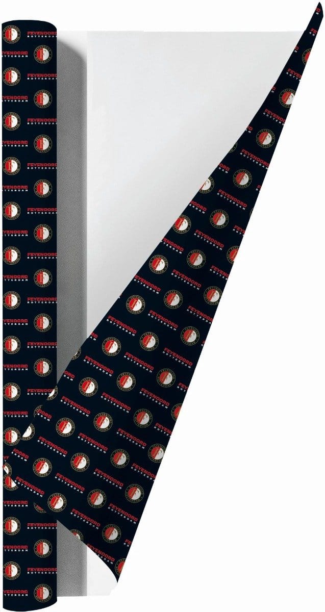 Feyenoord kaftpapier voor schoolboeken - 200 x 70 cm - 6 rollen