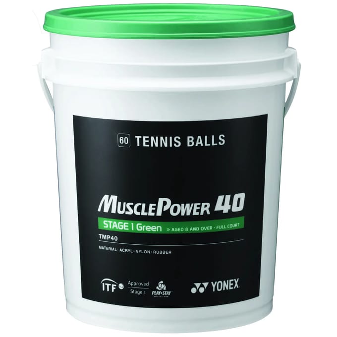 Tennisballen vat Yonex TMP-40 (x60)