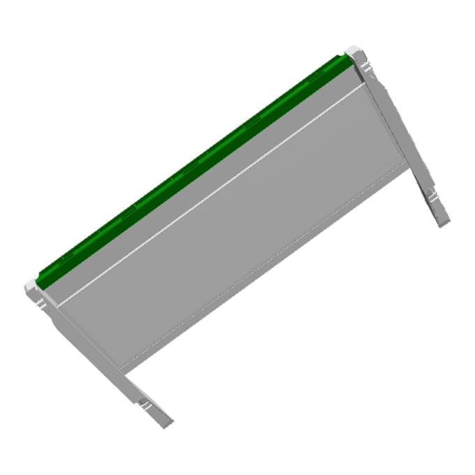 AEG glazen plank, set, gevouwen, 459x293mm 140054627272