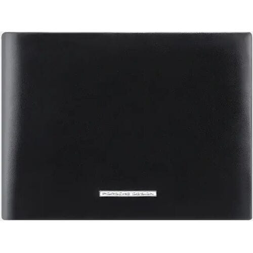 PORSCHE DESIGN Leren Kaarthoes Classic Billfold 10 W Black Zwart