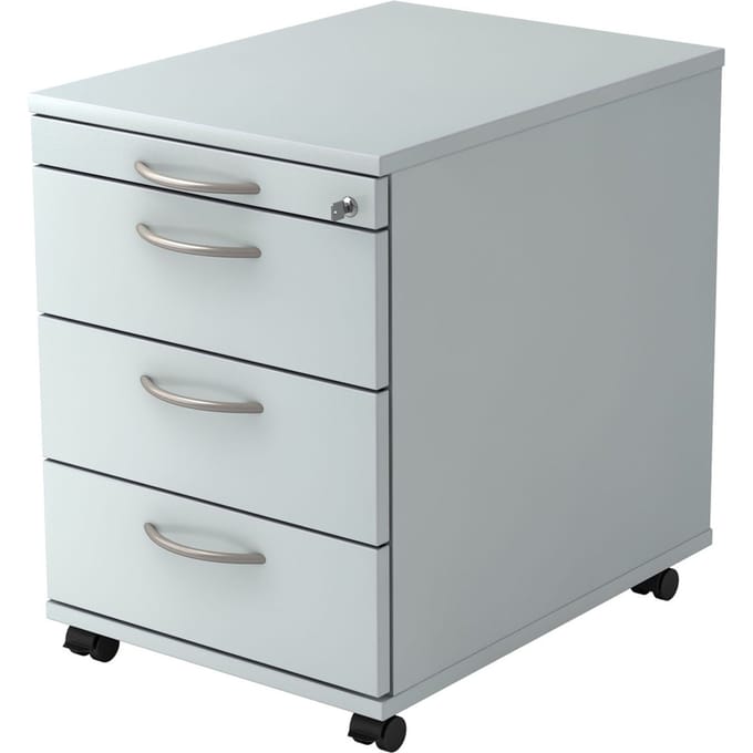 SIGNA AC30 BM - Rolcontainer Grijs Metalen handgreep