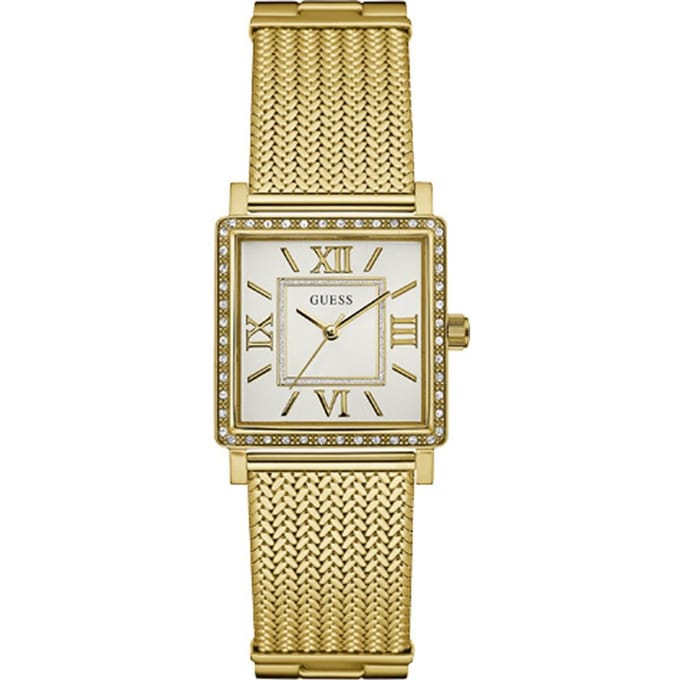 GUESS Highline Goud Roestvrij Staal Dames Quartz W0826L2 goud
