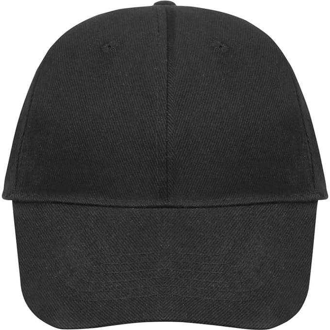 SOLS Buffalo 6 panel baseballpet (Koolstofgrijs)